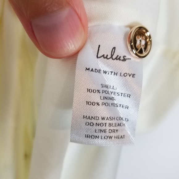 Lulu's Women Darling Daisies Green Floral Print Midi Dress Sz XL Summer Party - Picture 11 of 11